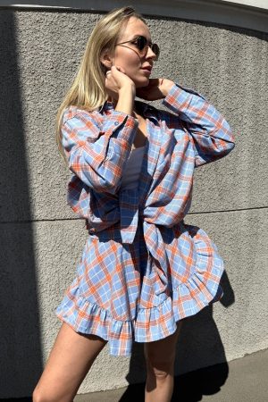 SHIRT AND SKIRT SET